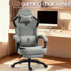 Sedia da gaming - Sedia per videogiochi - Sedia da ufficio - Sedia da corsa - Sedia - Design ergonomico - Schienale regolabile