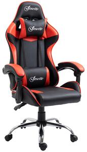 Sedia da gaming - Sedia da ufficio - Sedia per giocatori - Sedia da lavoro - Seduta regolabile in altezza