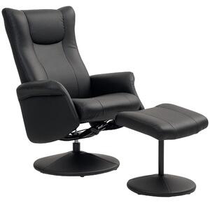 Sedia da ufficio – Sedia da lavoro – Sedia girevole – Rivestimento in ecopelle – Schienale regolabile – Peso massimo supportato: 150 kg