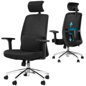 Sedia da ufficio ergonomica - Sedia da ufficio con supporto lombare - Sedia da ufficio - Sedia da lavoro confortevole - Sedia girevole