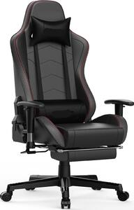 Sedia da gaming con altoparlanti Bluetooth e schienale regolabile