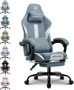 Sedia ergonomica da gaming - Sedia da gaming - Sedia da ufficio - Sedia per PC - Sedia girevole - Schienale regolabile