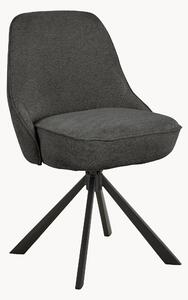 Set di 2 sedie da pranzo girevoli imbottite Carlton