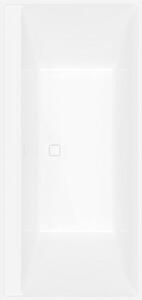 V&B vasca rettangolare Collaro Duo 190x90cm, versione da incasso cromo, bianco