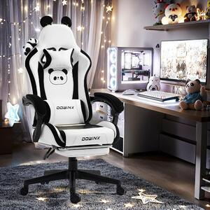 Sedia da gaming - Sedia da ufficio - Sedia per giocatori - Sedia da lavoro - Sedia per l'ufficio - Design rosa a tema anime