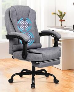 Sedia ergonomica da ufficio - Sedia da gaming - Sedia per dirigenti - Sedia girevole - Sedia per computer - Funzione massaggio