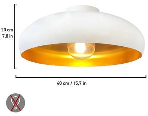 ROYALTECH Plafoniera soffitto Olli, dimmerabile, Soggiorno / Sala da pranzo, Metallo, Plafoniera