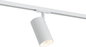 Faretto moderno bianco per sistema di illuminazione a binario monofase con LED incluso - Iconic Mark
