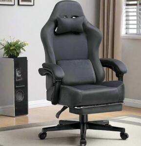Sedia da gaming - Sedia da ufficio - Sedia da lavoro - Sedia da studio - Schienale regolabile fino a 160° - Poggiapiedi estensibile