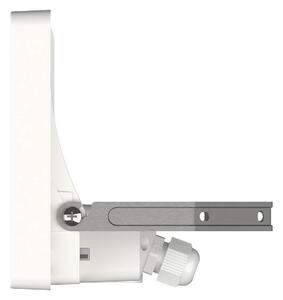 Theben Faretto LED da esterno theLeda B30 dual, bianco, IP65, Bianco / Opale, Alluminio, Lampada LED da esterni