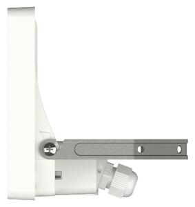 Theben Faretto da esterno a LED theLeda B50 dual, bianco, IP65, Bianco / Opale, Alluminio, Lampada LED da esterni