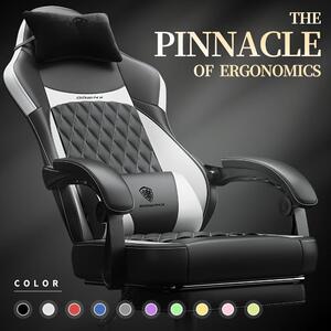 Sedia da ufficio - Sedia per ufficio - Sedia da gaming - Sedia da ufficio - Sedia da scrivania - Ergonomica - Imbottitura a molle insacchettate