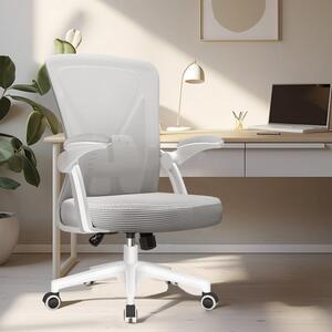 Sedia da ufficio ergonomica con schienale in rete traspirante e supporto lombare regolabile