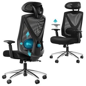 Sedia ergonomica da ufficio - Sedia da ufficio - Sedia da lavoro - Sedia girevole - Sedia per computer - Modello nero