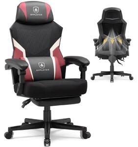 Sedia da gaming - Sedia per videogiochi - Sedia da ufficio - Sedia da gaming - Sedia da corsa - Regolabile fino a 135°
