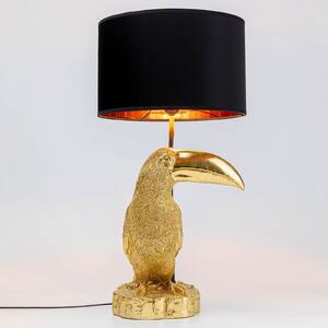 KARE Toucan lampada da tavolo dorata
