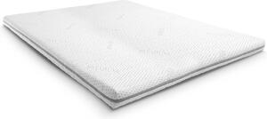 Supportho premium cold foam topper 120 x 200 cm H3, altezza 9 cm, grado di durezza H3 con rivestimento antibatterico