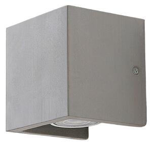 Applique da parete Lindby, Gerda, dimmerabile, Grigio, Corridoio, Cemento, Moderno