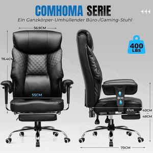 Sedia da gaming - Sedia da ufficio - Sedia per ufficio - Sedia gaming reclinabile - Sedia per uso intensivo - Schienale regolabile