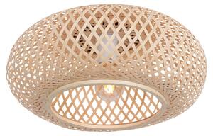 Plafoniera - naturale - MAZE - bambù metallo - Ø 40cm - E27 - 3128BE - Anne Lighting