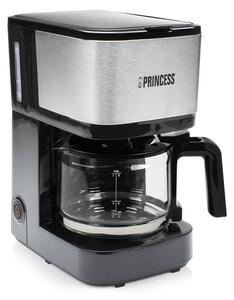 Princess Macchina Caffè con Filtro Compact 8 600 W 0,75 L Nero Argento