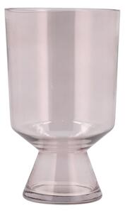 Vaso in vetro rosa chiaro (altezza 24 cm) Drum - Villa Collection