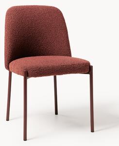 Sedia imbottita in bouclé Felicia