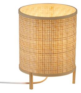 Lampada da tavolo Trinidad di bambù naturale