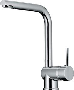 Miscelatore monocomando a bassa pressione NABER DRIVE 1 in cromo con bocca fissa / rubinetto