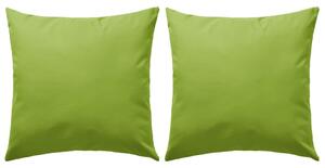 Cuscini da Esterno 2 pz 60x60 cm Verde Mela