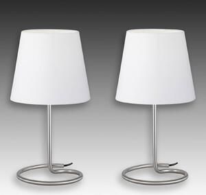 Twin - moderno set di lampade da tavolo