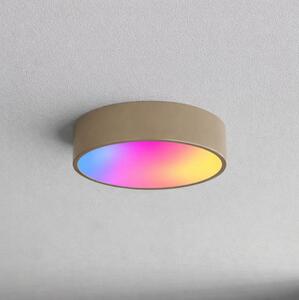 Brilagi - Plafoniera LED RGBW dimmerabile CLARE 2xE27/9W/230V Wi-Fi beige