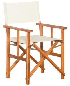 Sedia da Regista in Legno Massello di Acacia