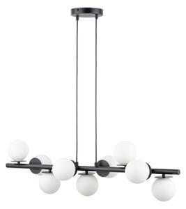 Lampadario a sospensione con filo AVOLA 9xG9/12W/230V nero