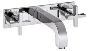 Axor Citterio - Miscelatore per lavabo con cassetta da incasso, installazione a 3 fori, cromo 39144000