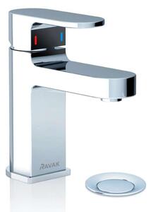 Ravak Chrome - Miscelatore per lavabo CR 011.00 con bocca di erogazione, cromo X070053