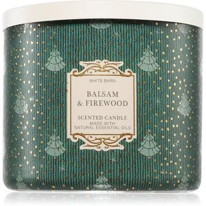 Bath & Body Works Balsam & Firewood candela profumata 411 g