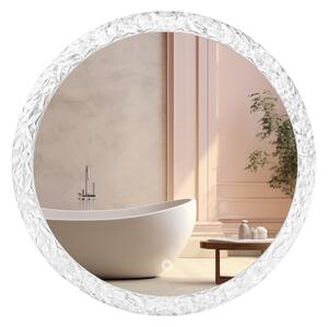 S'AFIELINA Specchio con illuminazione, asimmetrico LED da bagno, 75x55 cm, con interruttore