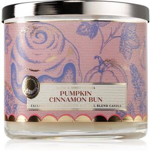 Bath & Body Works Pumpkin Cinnamon Bun candela profumata 411 g