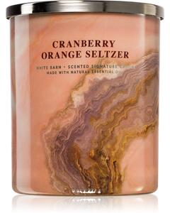 Bath & Body Works Cranberry Orange Seltzer candela profumata 227 g