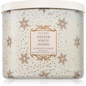 Bath & Body Works Winter White Woods candela profumata 411 g