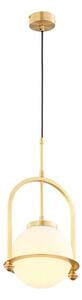 Jupiter 1913 - Lampadario a sospensione su cavo ROSSO 1xE27/15W/230V oro