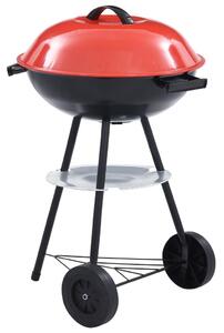 Barbecue a Carbone Kettle Portatile XXL con Ruote 44 cm