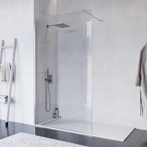 Doccia walk-in 80 cm h200 vetro 8mm anticalcare trasparente iside - Olimpo Docce