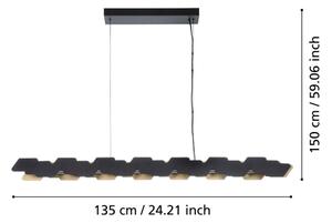 Eglo 390032 - Lampadario a sospensione con filo LED dimmerabile ALTAGRACIA LED/44W/230V 3000K
