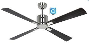 ECO NEO III 132, Ventilatore Acciaio Spazzolato WiFi senza Luce , CasaFan