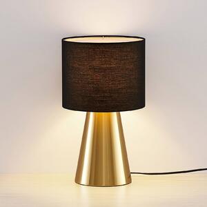 Lindby Erantie lampada da tavolo in nero/ottone