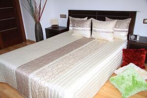 Copriletto elegante beige Larghezza: 170 cm | Lunghezza: 210 cm