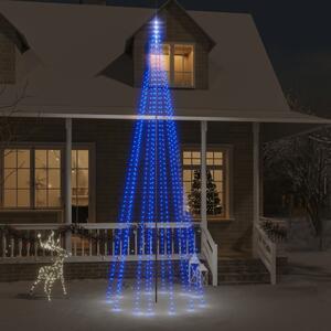 Albero di Natale Pennone Blu 732 LED 500 cm