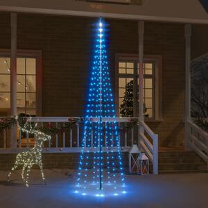 Albero di Natale Pennone Blu 310 LED 300 cm